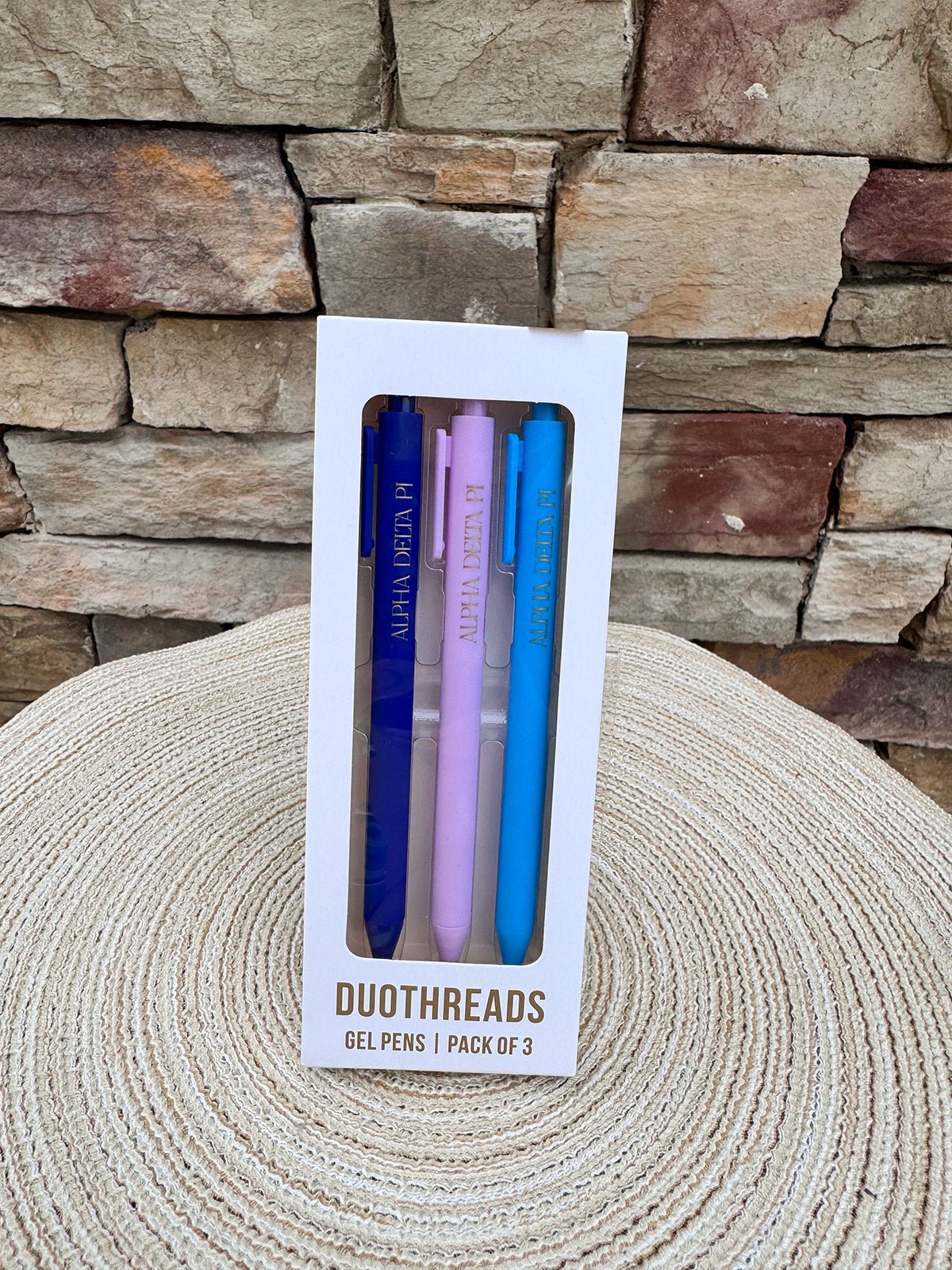 Alpha Delta Pi Sorority 3-Pen Set - The Pink Pineapple 850