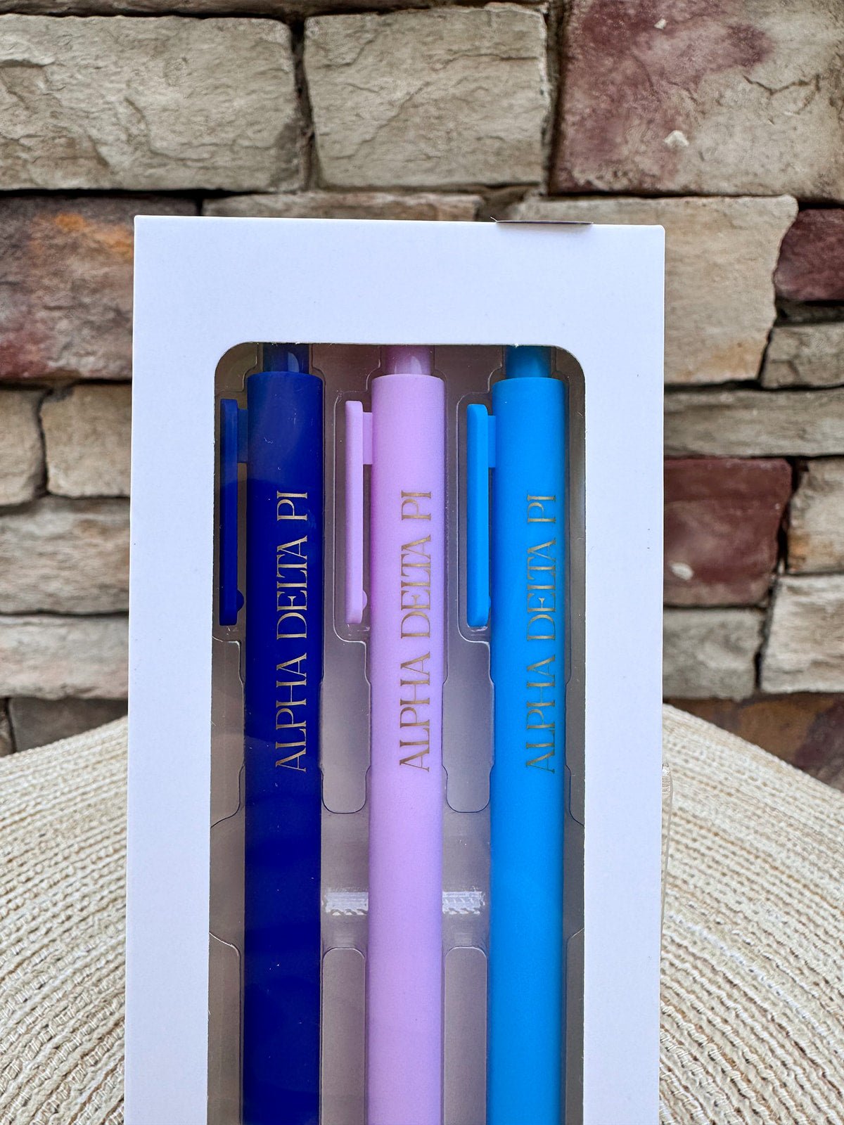 Alpha Delta Pi Sorority 3-Pen Set - The Pink Pineapple 850