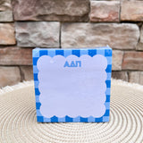 Alpha Delta Pi Sorority Scalloped Notepad Cube - The Pink Pineapple 850