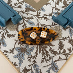 Amber Tortoise Oval Dice Catchall - The Pink Pineapple 850