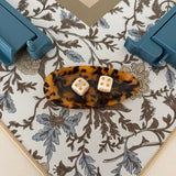Amber Tortoise Oval Dice Catchall - The Pink Pineapple 850