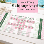 American Mahjong Practice Mat - The Pink Pineapple 850