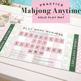 American Mahjong Practice Mat - The Pink Pineapple 850