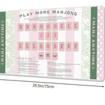 American Mahjong Practice Mat - The Pink Pineapple 850