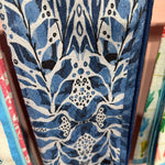 Amina Indigo Reversible Tea Towel - The Pink Pineapple 850