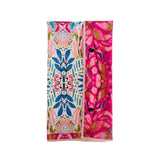 Amina Reversible Tea Towel - The Pink Pineapple 850