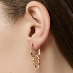 [Ana Luisa] Ash Double Hoop Earrings - The Pink Pineapple 850
