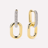 [Ana Luisa] Ash Double Pave Drop Earrings - The Pink Pineapple 850