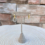 [Ana Luisa] Ash Two Tone Double Hoop Earrings - The Pink Pineapple 850