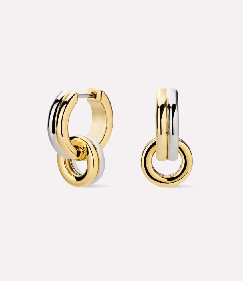 [Ana Luisa] Asher Drop Huggie Earrings - The Pink Pineapple 850