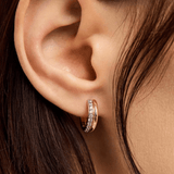 [Ana Luisa] Asher Pave Huggie Earrings - The Pink Pineapple 850