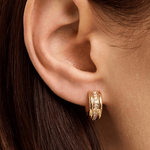 [Ana Luisa] Asher Triple Huggie Earrings - The Pink Pineapple 850
