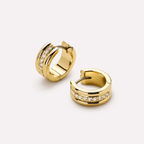 [Ana Luisa] Asher Triple Huggie Earrings - The Pink Pineapple 850