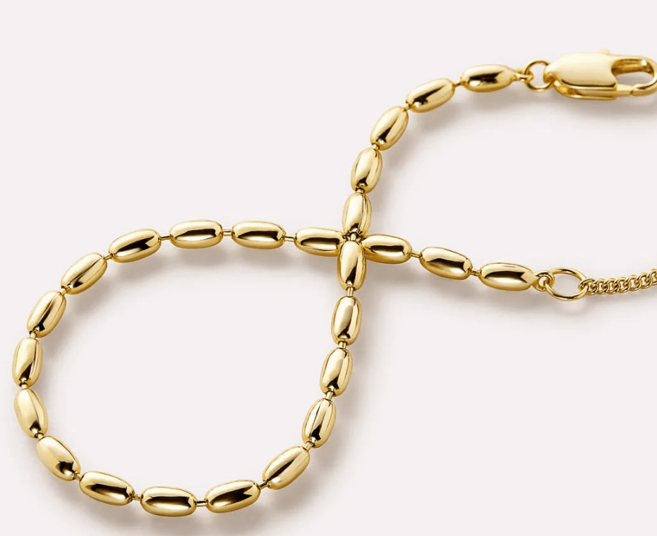 Ana Luisa] Colette Gold Chain Bracelet - The Pink Pineapple 850