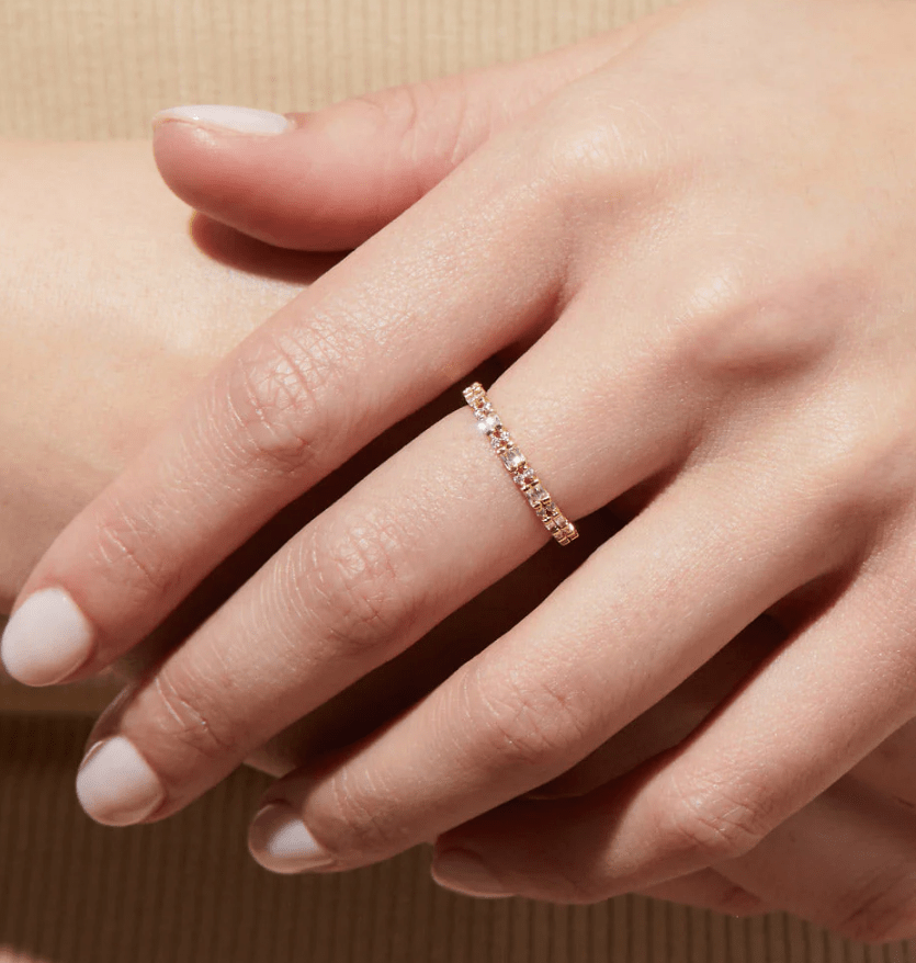 [Ana Luisa] Darcy Stackable Ring - The Pink Pineapple 850