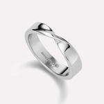 [Ana Luisa] Eliora Silver Band Ring - The Pink Pineapple 850
