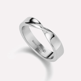 [Ana Luisa] Eliora Silver Band Ring - The Pink Pineapple 850