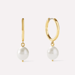 [Ana Luisa] Frida Medium Pearl Hoops - The Pink Pineapple 850