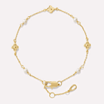 [Ana Luisa] Hannah Flower Bracelet - The Pink Pineapple 850