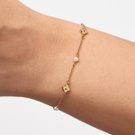 [Ana Luisa] Hannah Flower Bracelet - The Pink Pineapple 850
