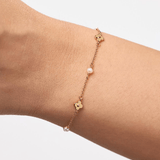 [Ana Luisa] Hannah Flower Bracelet - The Pink Pineapple 850