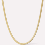 [Ana Luisa] Ina Herringbone Chain Necklace - The Pink Pineapple 850