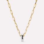 [Ana Luisa] Jasper Gold Pendant - The Pink Pineapple 850