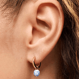 [Ana Luisa] Lainey Marble Blue Gold Drop Earrings - The Pink Pineapple 850