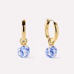 [Ana Luisa] Lainey Marble Blue Gold Drop Earrings - The Pink Pineapple 850