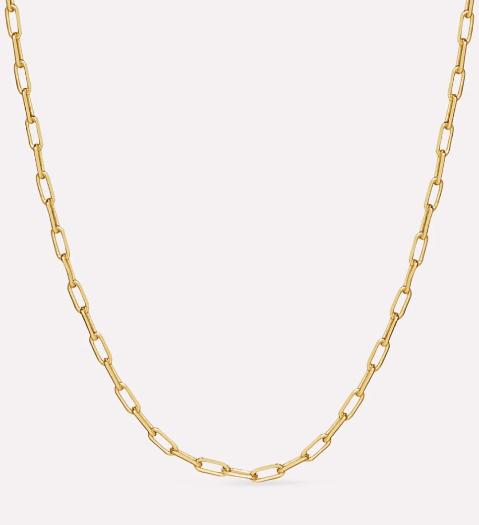 [Ana Luisa] Laura Slim Chain Link Necklace - The Pink Pineapple 850