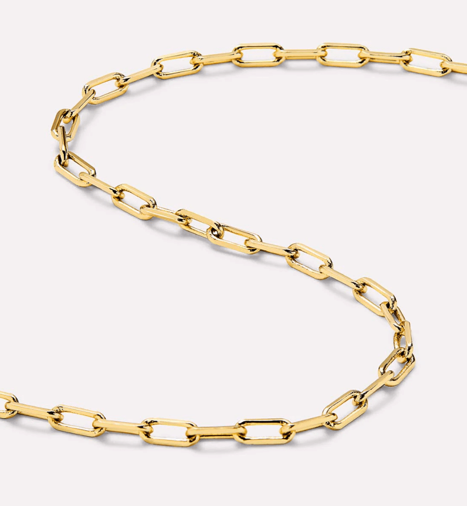 [Ana Luisa] Laura Slim Chain Link Necklace - The Pink Pineapple 850