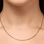 [Ana Luisa] Laura Slim Chain Link Necklace - The Pink Pineapple 850