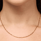 [Ana Luisa] Laura Slim Chain Link Necklace - The Pink Pineapple 850
