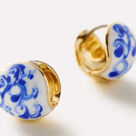 [Ana Luisa] Mini Abby Marble Blue Earrings - The Pink Pineapple 850