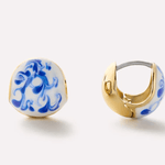 [Ana Luisa] Mini Abby Marble Blue Earrings - The Pink Pineapple 850