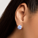 [Ana Luisa] Mini Abby Marble Blue Earrings - The Pink Pineapple 850