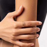 [Ana Luisa] Oren Triple Gold Claw Ring - The Pink Pineapple 850