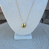 [Ana Luisa] Pebble Gold Pendant Necklace - The Pink Pineapple 850