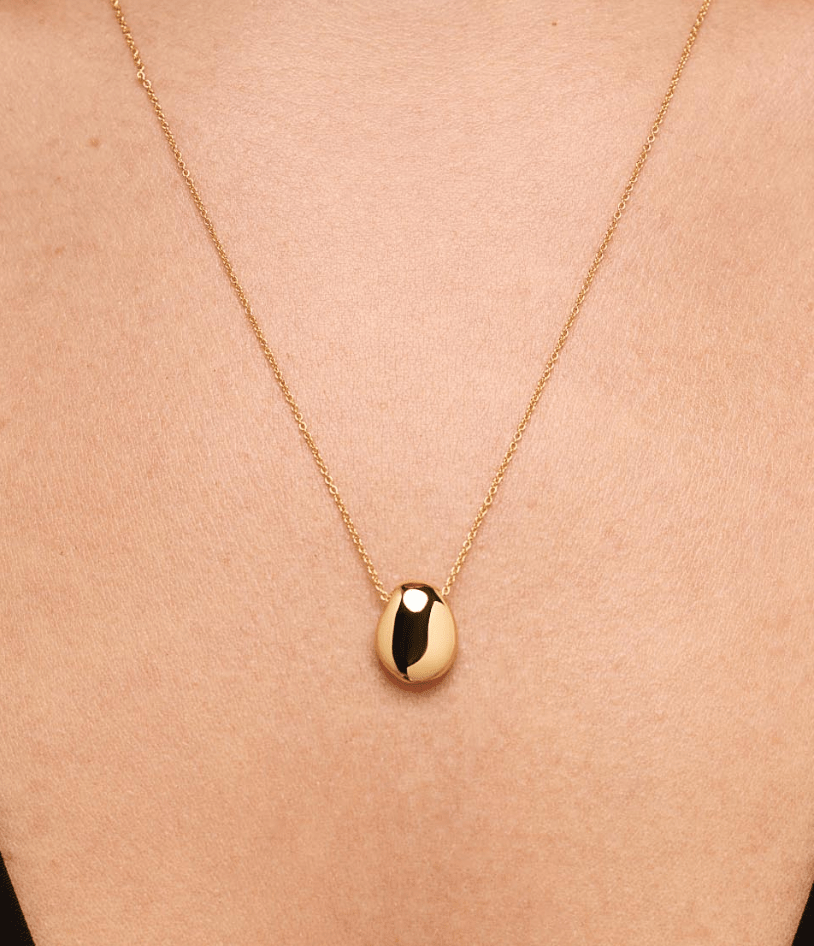 [Ana Luisa] Pebble Mini Gold Pendant Necklace - The Pink Pineapple 850