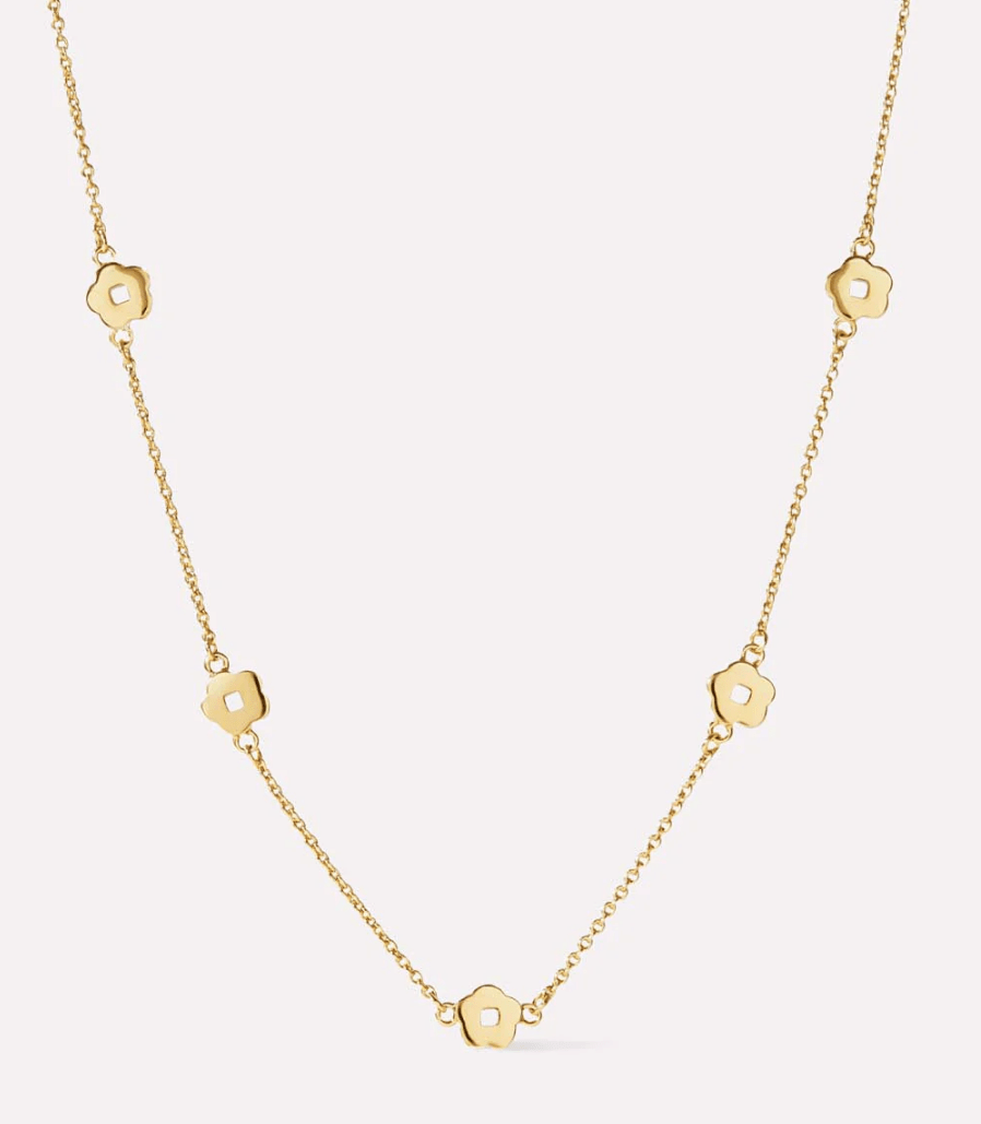 [Ana Luisa] Rowena Flower Station Necklace - The Pink Pineapple 850