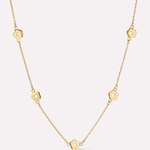 [Ana Luisa] Rowena Flower Station Necklace - The Pink Pineapple 850