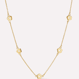 [Ana Luisa] Rowena Flower Station Necklace - The Pink Pineapple 850