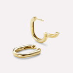 [Ana Luisa] Rox Small Gold Hoop Earrings - The Pink Pineapple 850