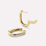 [Ana Luisa] Rox Small Gold Hoop Earrings - The Pink Pineapple 850
