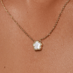 [Ana Luisa] Saya Mother of Pearl Inlay Flower Pendant - The Pink Pineapple 850