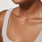 [Ana Luisa] Saya Mother of Pearl Inlay Flower Pendant - The Pink Pineapple 850