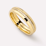 [Ana Luisa] Thatcher Gold Band Ring - The Pink Pineapple 850