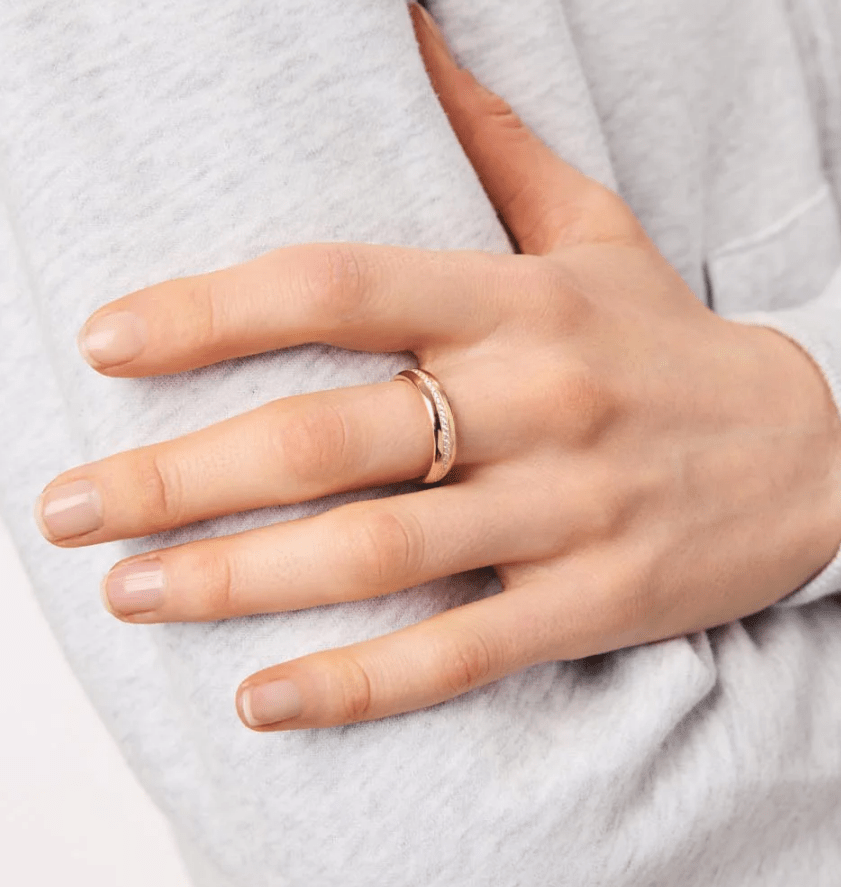 [Ana Luisa] Thatcher Gold Band Ring - The Pink Pineapple 850
