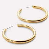 [Ana Luisa] Tia Medium Gold Hoops - The Pink Pineapple 850