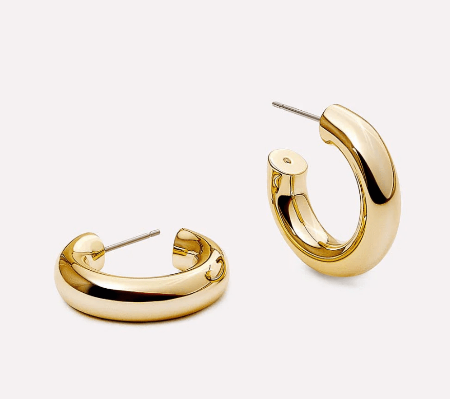 [Ana Luisa] Tia Mini Gold Hoop Earrings - The Pink Pineapple 850